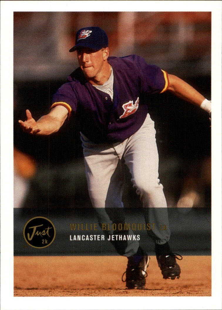 2000 Just #208 Willie Bloomquist Rookie RC Card