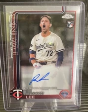 Brooks Lee 2025 Topps Chrome #RA-BL Rookie Auto Rookie RC
