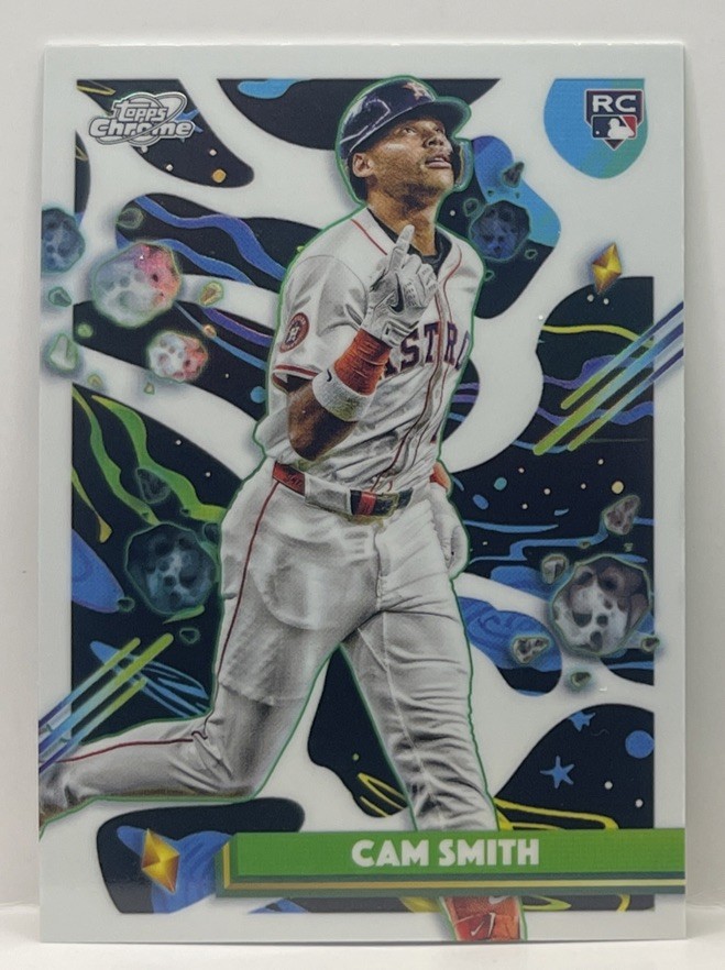 Cam Smith 2025 Topps Cosmic Chrome #166 White Hole Refractor Astros RC SP