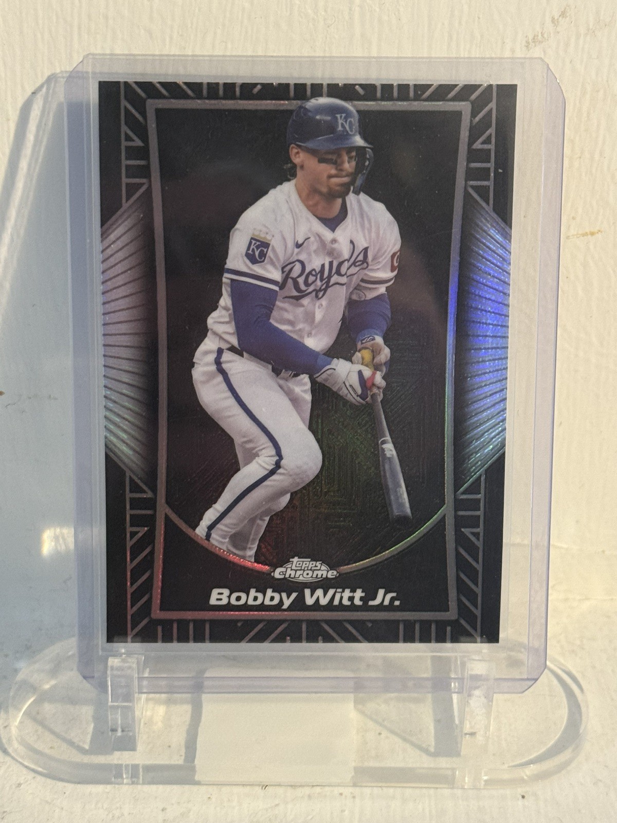 2025 Topps Chrome CASE HIT Bobby Witt Jr Black Shadow Etch SE-10 SSP