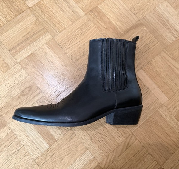 Bottines Cowboy ZIGN en Cuir - Taille 43 (État Neuf)