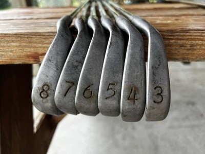 Tour Model III RH 6pc Iron Set 3-8 Steel Shafts Stainless Heads Silver