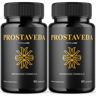 (2 Pack) Prostaveda Advanced Prostate & Bladder Support Prosta Veda 120 Capsules