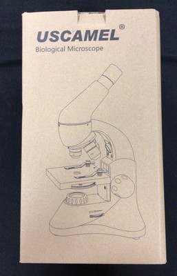 USCamel Biological Microscope 4x,10x,40x Science Kit