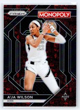 2024 Panini Prizm Monopoly WNBA #WNBA3 A'ja Wilson All-Star Red Classic Icons