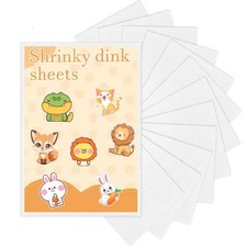 HONSIO 40 Pieces Shrinky Dink Sheets Shrink 7.9 X 5.7 Inches, transparent