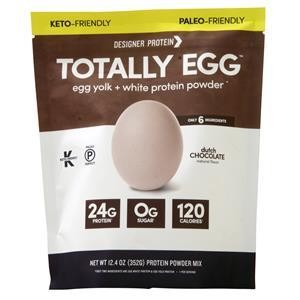 Designer Protein Totally Egg - Egg Yolk + White Protein Powder Dutch Chocolate