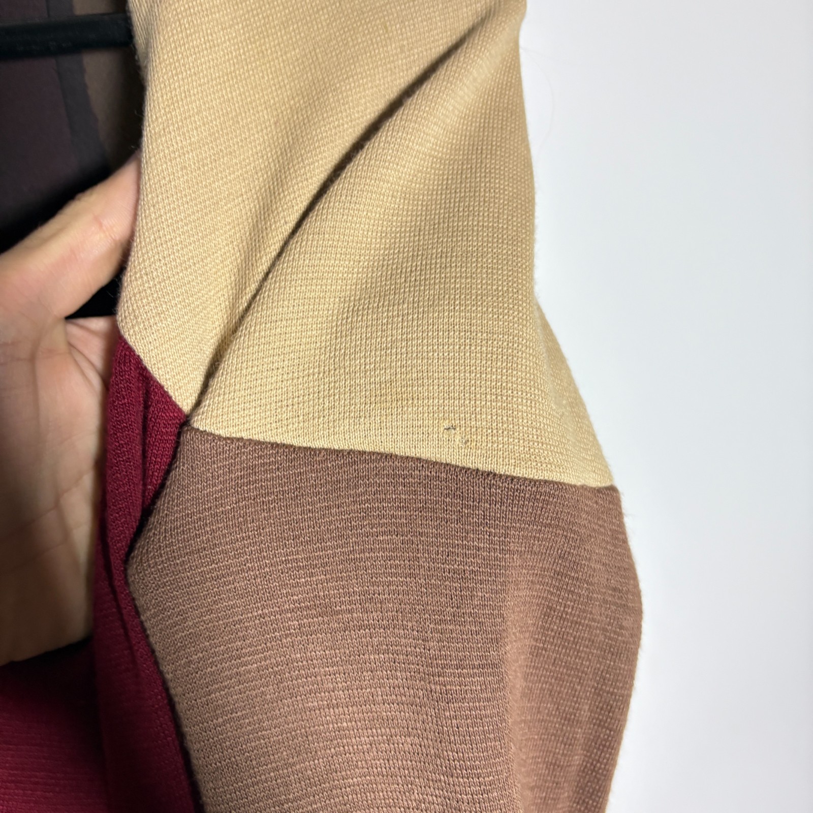 Missoni Patchwork Wool Blend Knit Long Sleeve Swe… - image 11