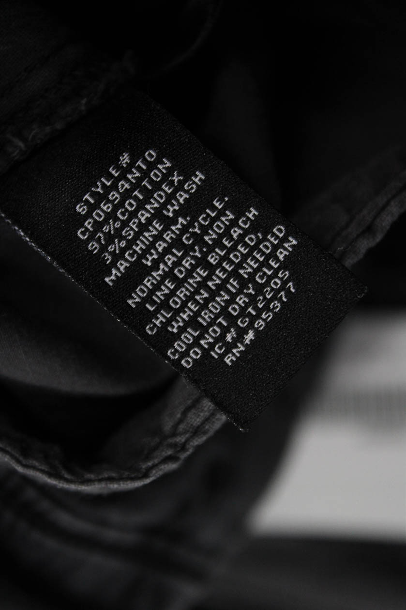 Sanctuary Unisex Dark Gray Cargo Jogger Pants Cotton Spandex Army Size 31