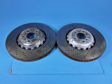 13-18 BMW F06 F10 F12 F13 M5 M6 FRONT LEFT RIGHT BRAKE DISC ROTORS OEM 35.2MM