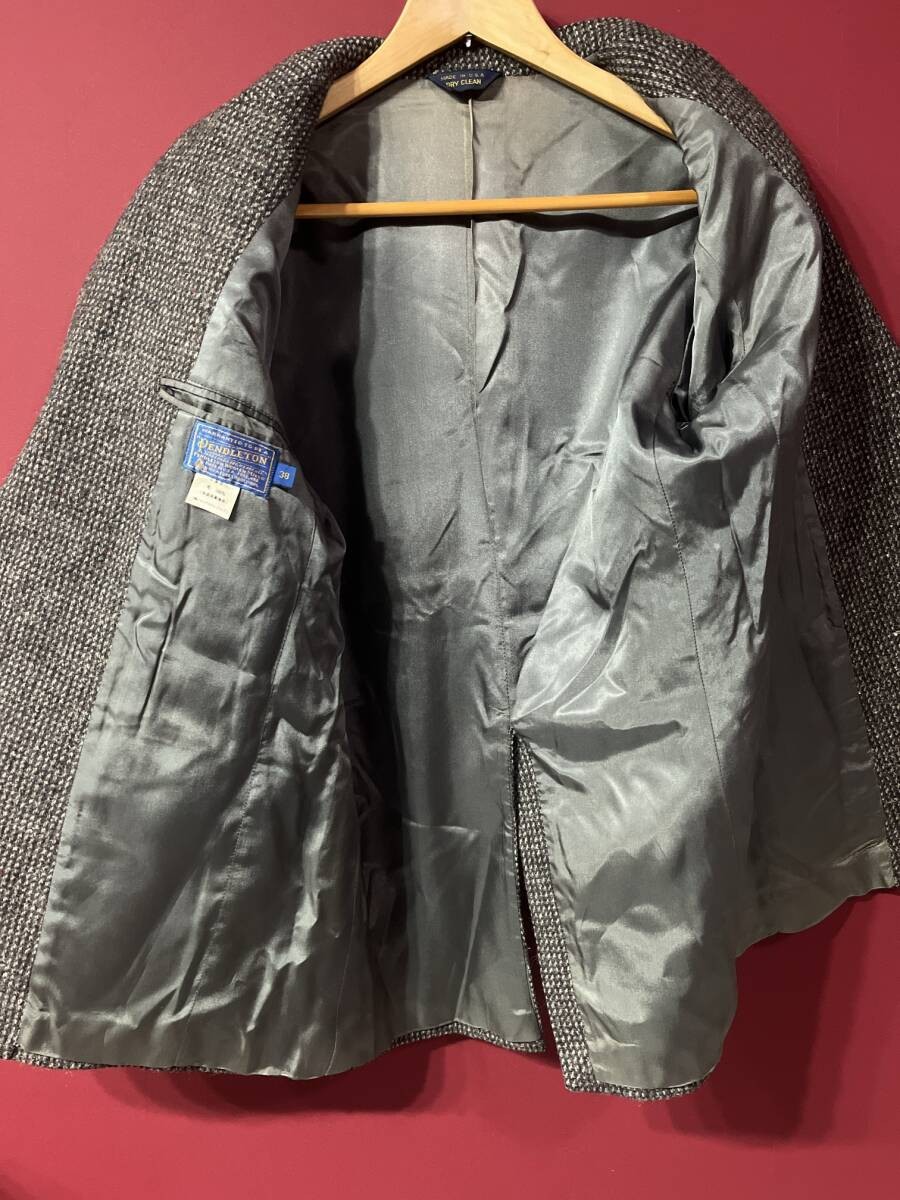 Pendleton Wool Lbow Patch Tailored Jacket 50s Vin… - image 4