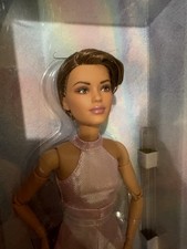 Barbie Signature Looks Doll #22 Brunette Hair Pink Jumpsuit Petite NIB