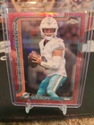 2025 Topps Chrome Football Football Leather Red Refractor Zach Wilson #189