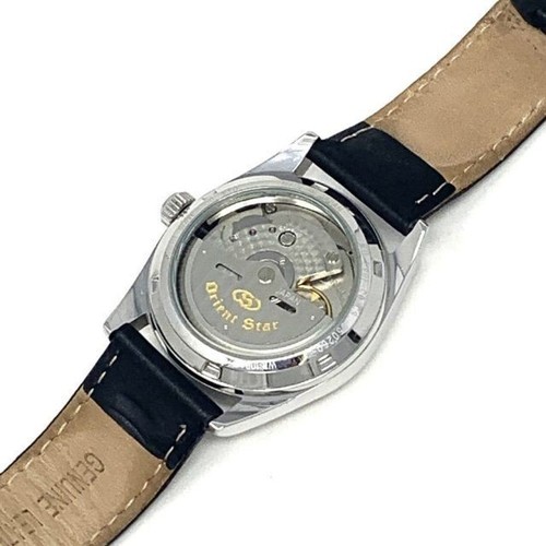 Orient Star Day Date Automatic Watch EV0F-C0 Black Silver Men's Classic - Picture 5 of 10