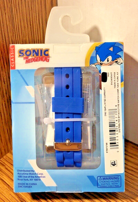 Sonic the Hedgehog Spinner Digital Watch LCD Classic 90's Sega