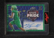 2023 Leaf Metal Pre-Production Proof Green Wave 1/1 Noah Sewell #SP-NS2 Auto 5ov