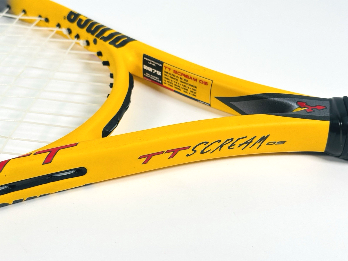 Prince TT Scream OS Yellow Tennis Racquet Triple Threat TC80B-110