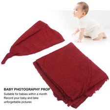 Infant Hat Wrap Set Newborn Baby Photography Props Baby Boys Girls Photography