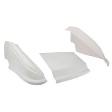 Maximum Downforce MD3 White- Modified 3-Piece Nose IMCA Approved