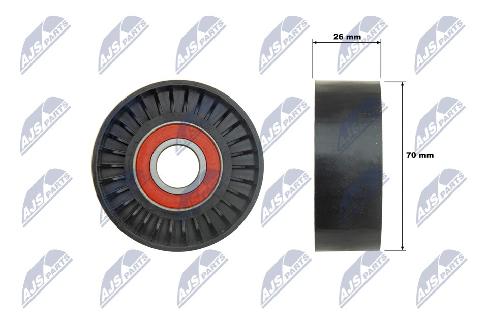 NTY OE RNK-PL-046 Belt Tensioner, V-ribbed belt for OPEL