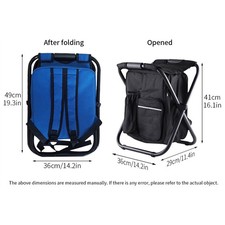 Portable Ice Chair Cooling Ice Stool Foldable Insulated Ice Pack Stool