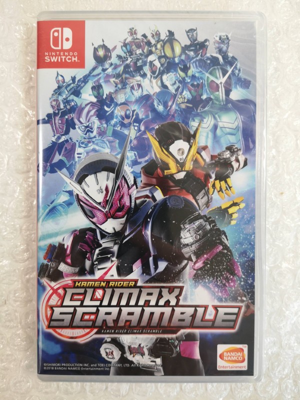 Kamen Rider Climax Scramble Switch jeu de combat en anglais pour fans d'import