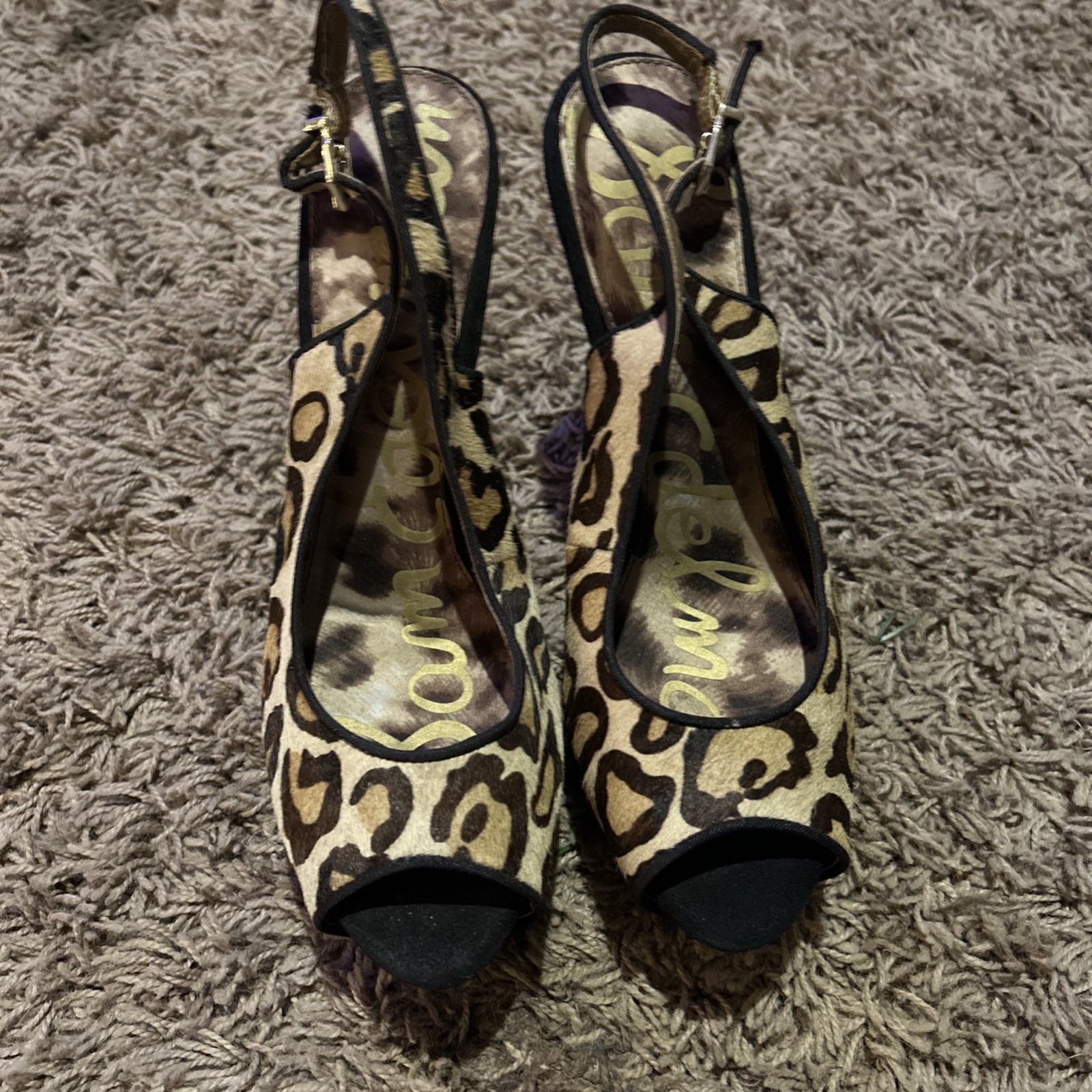 Sam Edelman Women's Animal Print Heels Size 9M