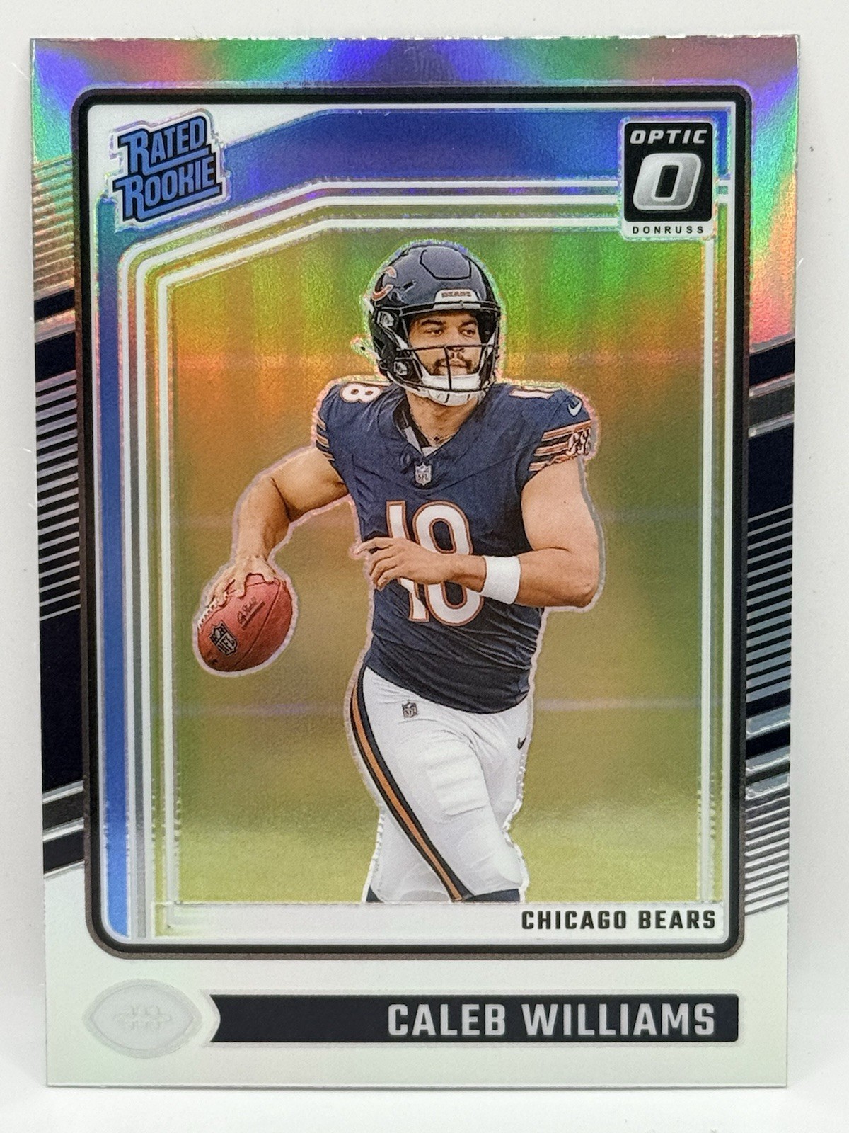 2024 Panini Donruss Optic - Rated Rookie Caleb Williams #201 Holo Prizm (RC)