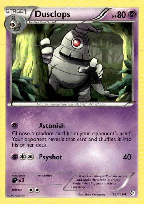 Boundaries Crossed #62/149 Dusclops