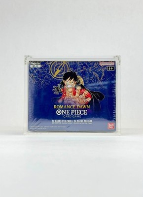 One Piece Romance Dawn OP01 White Bottom Acrylic Booster Box Case