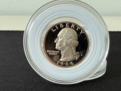 1986-S 25C (Proof) Washington Quarter