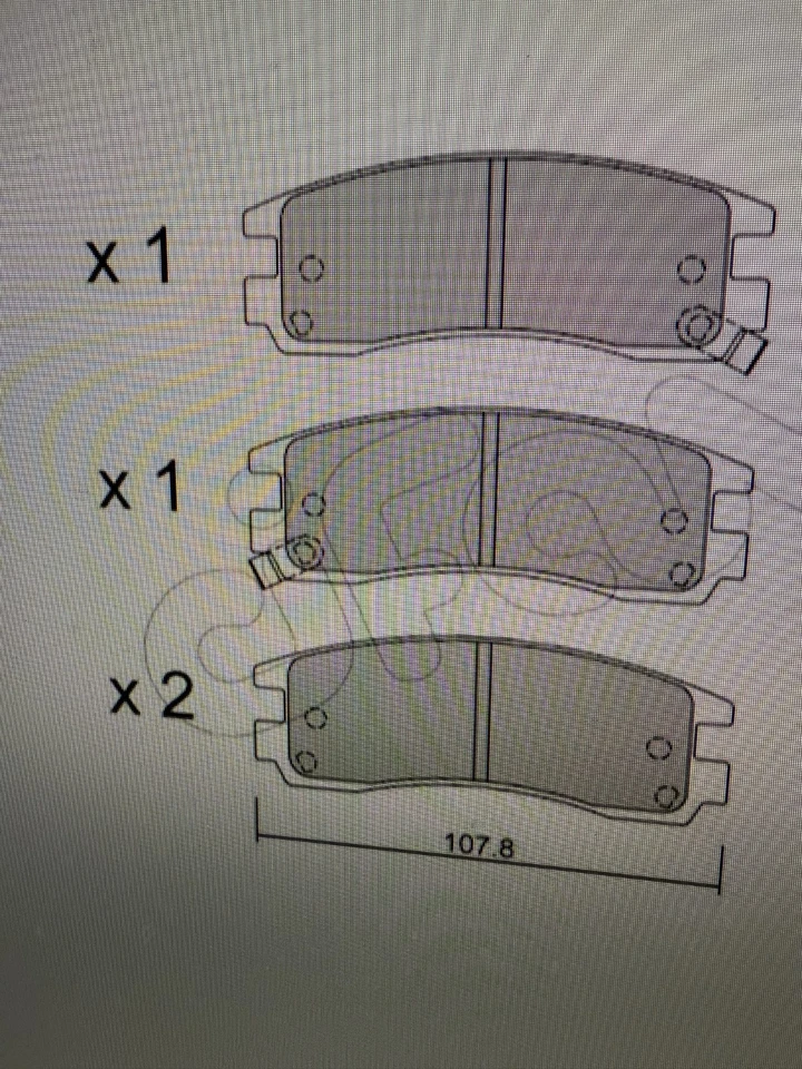 Delphi OEM Brake Pads For Buick LeSabre Regal Riviera Park Avenue SC1 SC2 SL - Image 2 of 2