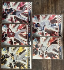 2024 Bowman Draft Chrome Plasma Power Lot Of 5 - Anthony, De Vries, Jenkins