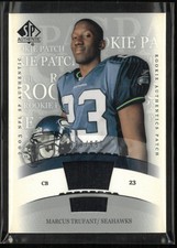 2003 Upper Deck SP Authentic Marcus Trufant Rookie Patch RC /850