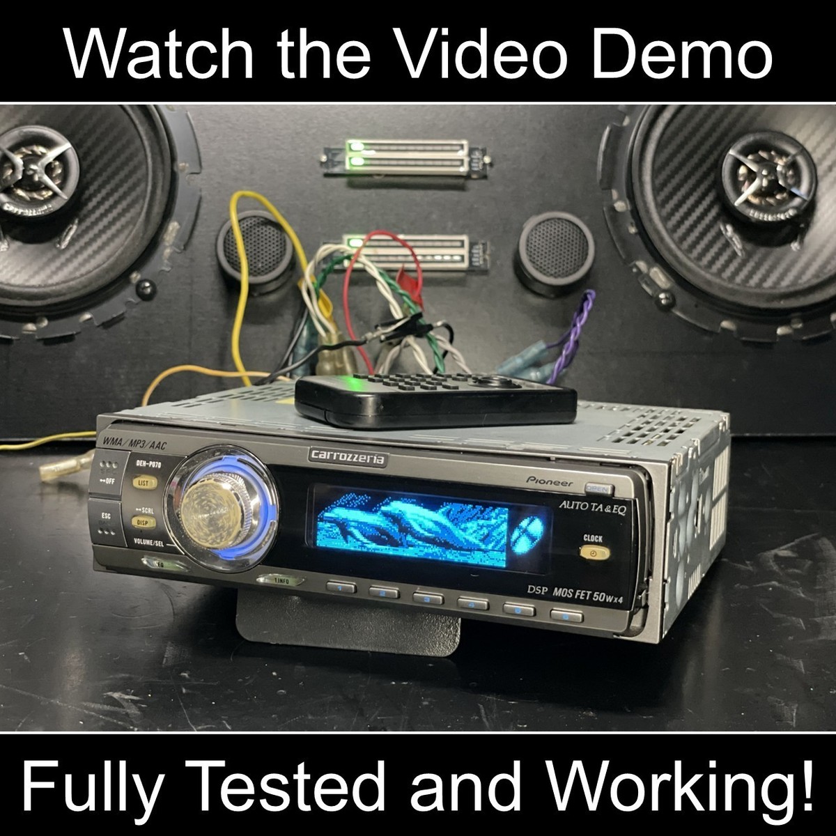 Pioneer Carrozzeria DEH-P070 CD Receiver Dolphin Display