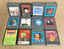 12 Lot 8 Track Tapes Classic Rock Disco Frank Sinatra Streisand Ronstadt Simon