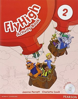 Fly High Level 2 Aktivitätsbuch und CD-ROM-Paket von Jeanne Perrett NEU BUCH
