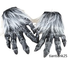Werewolf Claw Gloves Halloween Performance Party Dress Up Cosplay Props 1PC New