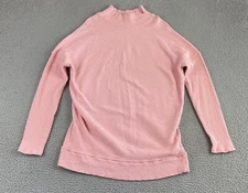 We The Free People Pullover Top Cotton Oversized Slouchy Size Small Pink EXC