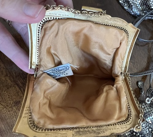 Three (3) Vintage Whiting & Davis Hand Bags - Picture 9 of 12