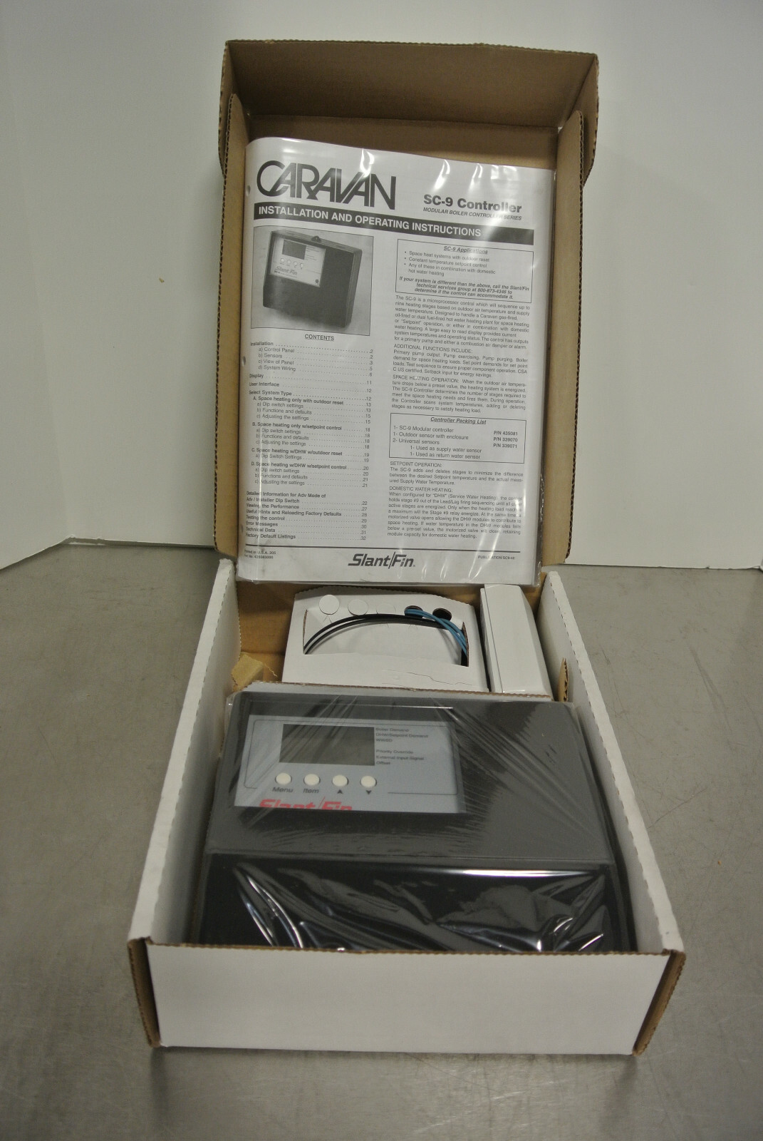 SLANT FIN-TEKMAR SC-9 9 STAGE BOILER CONTROL – F. PERTANIAN