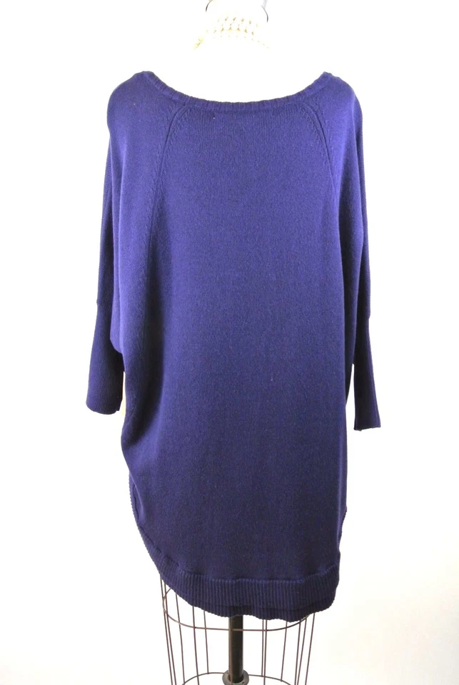 Blusa Rachel ROY malha plus size XXL roxa casual confortável sólida nova com etiquetas  - Imagem 4 de 4