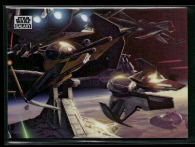 2024 Topps Chrome Star Wars Galaxy #42 Where the Fun Begins Refractor