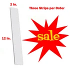 (Lot of 3) Press-In-Place Emblem Adhesive 2" x 12" Strips • L?K‼ ??