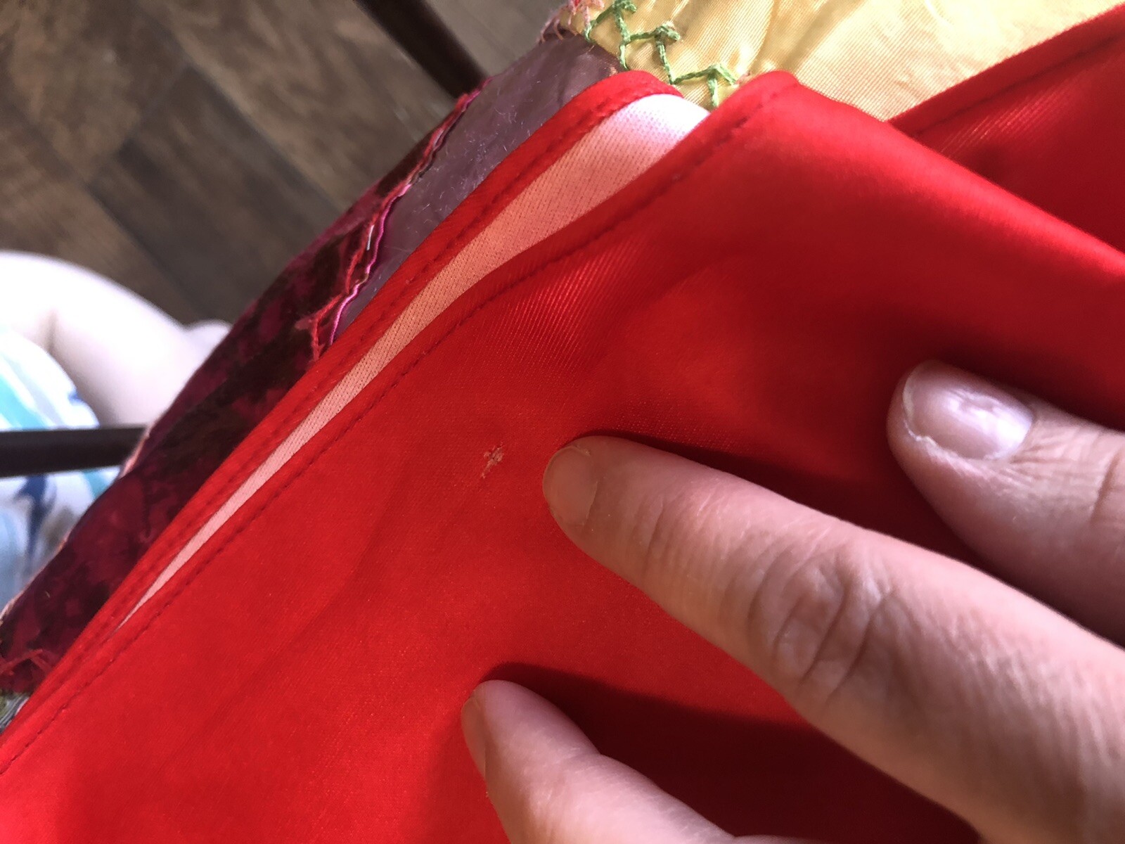 Vintage Plaza 9 Housecoat Duster Large Floral Bri… - image 8