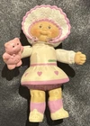 Vintage OAA 1984 Cabbage Patch Kids Mini Baby Bonnet Toddler PVC Figure