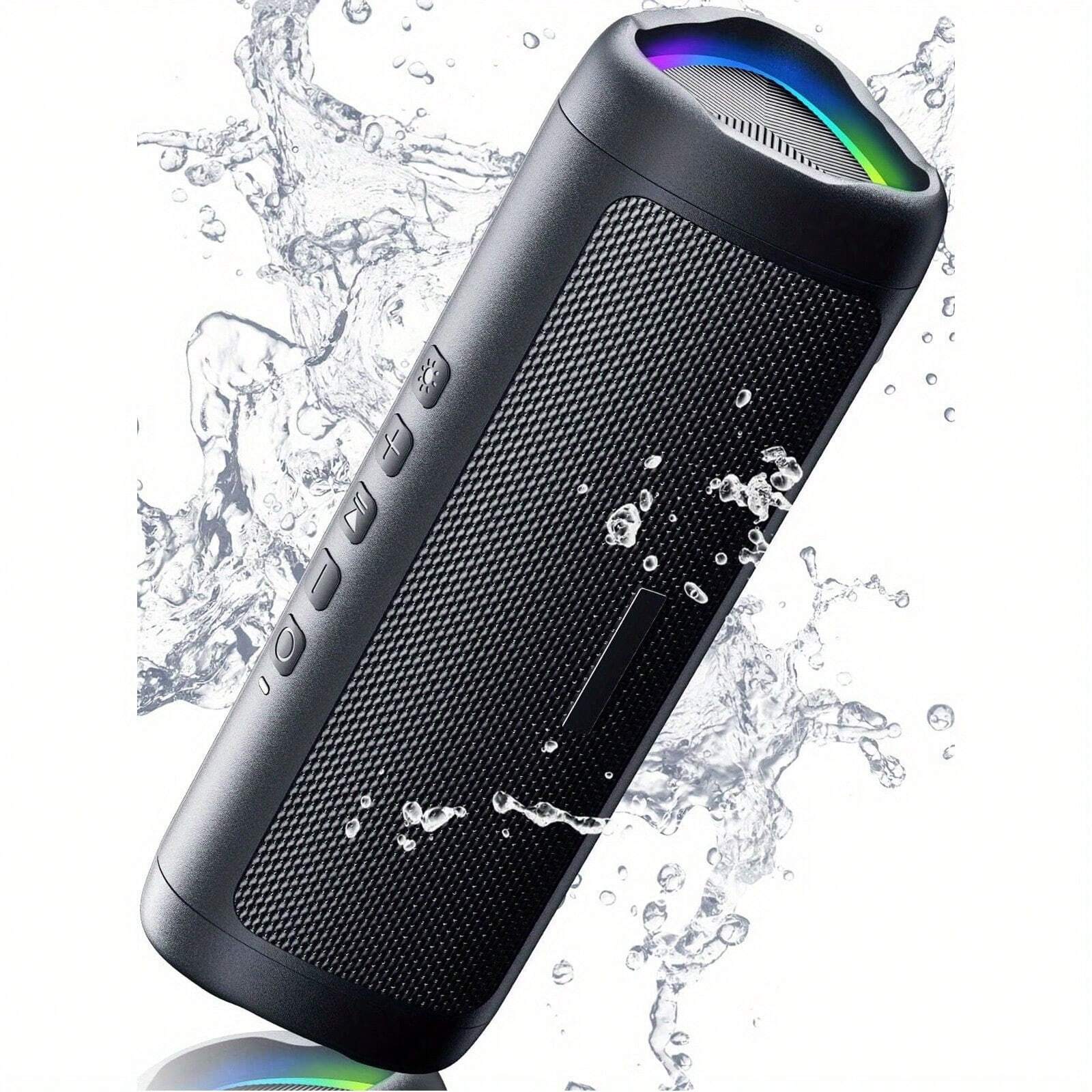 Portable Bluetooth Speaker with HD Sound, IPX5 Waterproof, 24H Playtime, Wireless Design-image