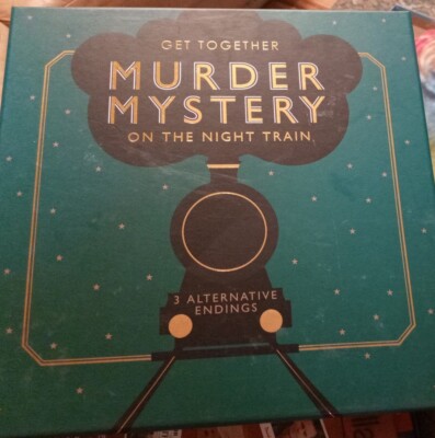 Murder Mystery Get Together On The Night Train Board Game Brand New 