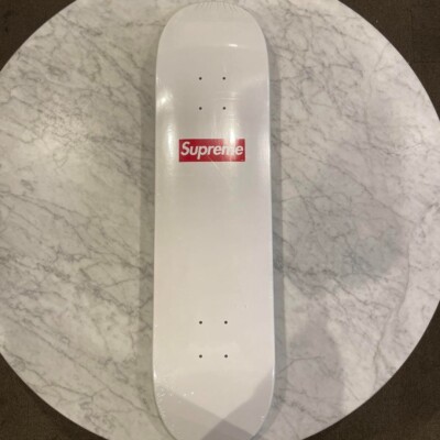 Supreme 20th Box Logo Sk8 Board White red logo – Ultra Rare