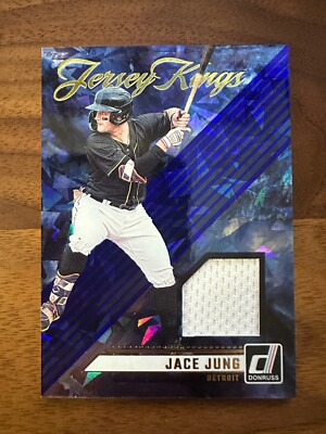 2024 Donruss Baseball Jace Jung Jersey Kings Blue Ice #JK-JJ Detroit Tigers